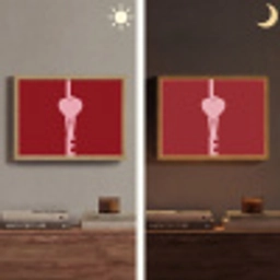 Love - Hart - Rood Light Box met batterij (Wandlamp) middel -sfeer3