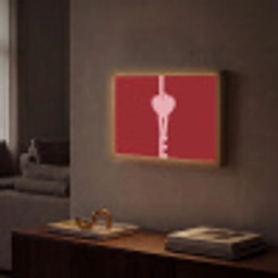 Love - Rood - Blokletters Light Box met batterij (Wandlamp) middel -sfeer1