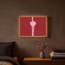 Love - Rood - Blokletters Light Box met batterij (Wandlamp) middel -sfeer4