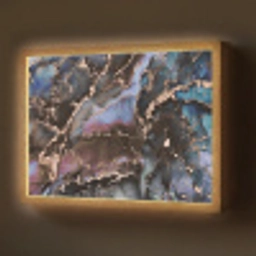 Marmer - Goud - Rosé Light Box met batterij (Wandlamp) middel -z3d_website
