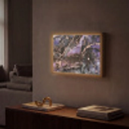Marmer - Goud - Roze Light Box met batterij (Wandlamp) middel -sfeer1