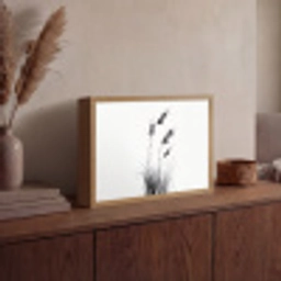 Minimalistisch - Stelen - Wit Light Box met batterij (Wandlamp) middel -sfeer2