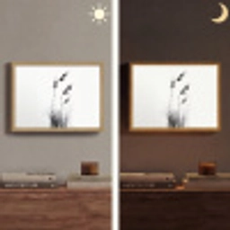 Minimalistisch - Stelen - Wit Light Box met batterij (Wandlamp) middel -sfeer3