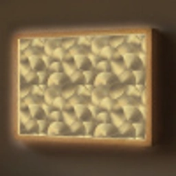 Modern - Cirkel - Goud Light Box met batterij (Wandlamp) middel 907 -z3d_website