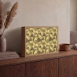 Modern - Cirkel - Goud Light Box met batterij (Wandlamp) middel 907 -sfeer2