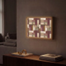 Modern - Geometrie - Kleurrijk Light Box met batterij (Wandlamp) middel 907 -sfeer1