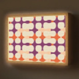 Modern - Patroon - Kleurrijk Light Box met batterij (Wandlamp) middel 907 -z3d_website