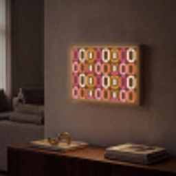 Modern - Retro - Kleurrijk Light Box met batterij (Wandlamp) middel 907 -sfeer1