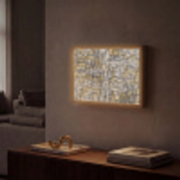 Mondriaan - Kunst - Oude meesters - Tableau I Light Box met batterij (Wandlamp) middel -sfeer1