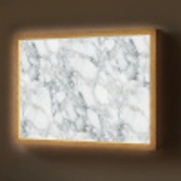 Mozaïek - Marmer - Wit - Onregelmatig Light Box met batterij (Wandlamp) middel 907 -z3d_website