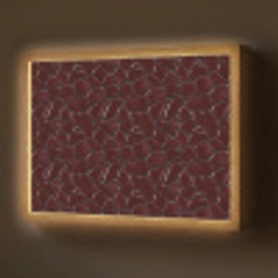 Mozaïek - Tegel - Bordeauxrood Light Box met batterij (Wandlamp) middel 907 -z3d_website