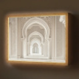Moskee - Architectuur - Ramadan - Islamitische Light Box met batterij (Wandlamp) middel -z3d_website
