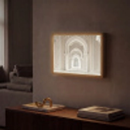 Moskee - Architectuur - Ramadan - Islamitische Light Box met batterij (Wandlamp) middel -sfeer1