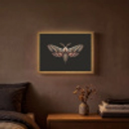 Mot - Oosterse patronen - Sierlijk Light Box met batterij (Wandlamp) middel -sfeer4