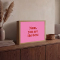 Moeder - Boodschap -Roze Light Box met batterij (Wandlamp) middel -sfeer2
