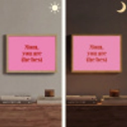 Moeder - Boodschap -Roze Light Box met batterij (Wandlamp) middel -sfeer3