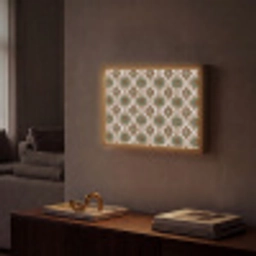 Motief - Patroon - Kleurrijk Light Box met batterij (Wandlamp) middel 907 -sfeer1