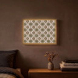 Motief - Patroon - Kleurrijk Light Box met batterij (Wandlamp) middel 907 -sfeer4
