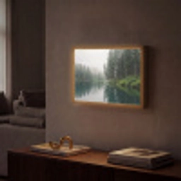 Bergen - Meer - Bos Light Box met batterij (Wandlamp) middel -sfeer1