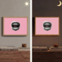 Mond - BLAH BLAH - Roze Light Box met batterij (Wandlamp) middel -sfeer3