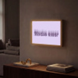Mucho amor - Paars - Gelaagde letters Light Box met batterij (Wandlamp) middel -sfeer1