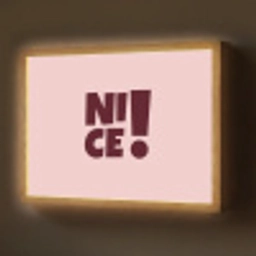 Nice - Uitroepteken - Roze Light Box met batterij (Wandlamp) middel -z3d_website