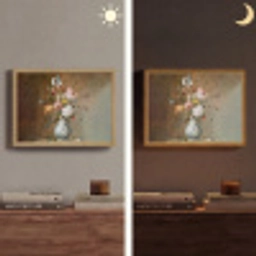 Oude meesters - Bloemen - Balthasar van der Ast Light Box met batterij (Wandlamp) middel -sfeer3