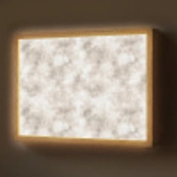Organisch - Patroon - Gemêleerd Light Box met batterij (Wandlamp) middel 907 -z3d_website