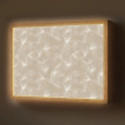 Organisch - Textuur - Beige Light Box met batterij (Wandlamp) middel 907 -z3d_website