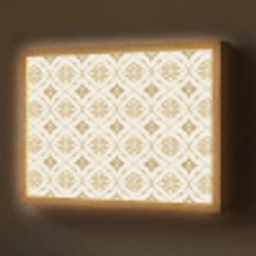 Ornament - Klassiek - Goud Light Box met batterij (Wandlamp) middel 907 -z3d_website