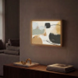 Paint - Abstract - Kleuren Light Box met batterij (Wandlamp) middel -sfeer1