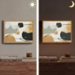 Paint - Abstract - Kleuren Light Box met batterij (Wandlamp) middel -sfeer3