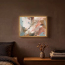 Verf - Kleuren - Abstract - Kunst Light Box met batterij (Wandlamp) middel -sfeer4