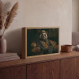 Panda - Hoed - Bril - Pak Light Box met batterij (Wandlamp) middel -sfeer2