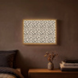 Panterprint - Patroon - Bruin Light Box met batterij (Wandlamp) middel 907 -sfeer4