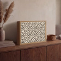 Panterprint - Patroon - Bruin Light Box met batterij (Wandlamp) middel 907 -sfeer2