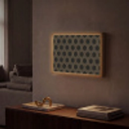 Parallel - Goud - Zwart - Bijenraatmotief Light Box met batterij (Wandlamp) middel 907 -sfeer1