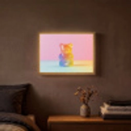 Pastel - Snoep Light Box met batterij (Wandlamp) middel -sfeer4