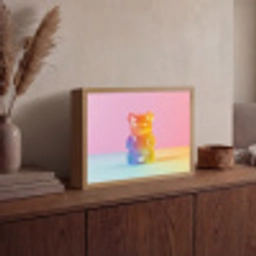 Pastel - Snoep Light Box met batterij (Wandlamp) middel -sfeer2