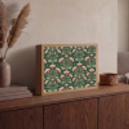 Patroon - Botanisch - Kleurrijk Light Box met batterij (Wandlamp) middel 907 -sfeer2