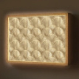 Patroon - Waaier -  Goud Light Box met batterij (Wandlamp) middel 907 -z3d_website