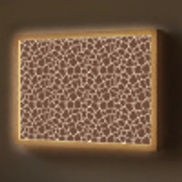 Patroon - Giraf - Bruin Light Box met batterij (Wandlamp) middel 907 -z3d_website