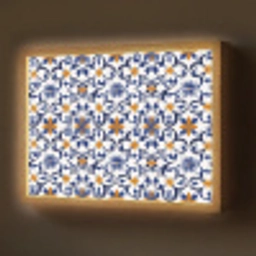 Patroon - Modern - Kleurrijk Light Box met batterij (Wandlamp) middel 907 -z3d_website