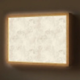Patroon - Organisch - Beige Light Box met batterij (Wandlamp) middel 907 -z3d_website