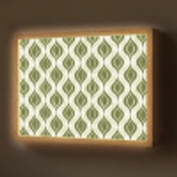 Patroon - Retro - Groen Light Box met batterij (Wandlamp) middel 907 -z3d_website