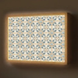 Patroon - Klassiek - Kleurrijk Light Box met batterij (Wandlamp) middel 907 -z3d_website