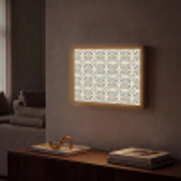 Patroon - Klassiek - Kleurrijk Light Box met batterij (Wandlamp) middel 907 -sfeer1