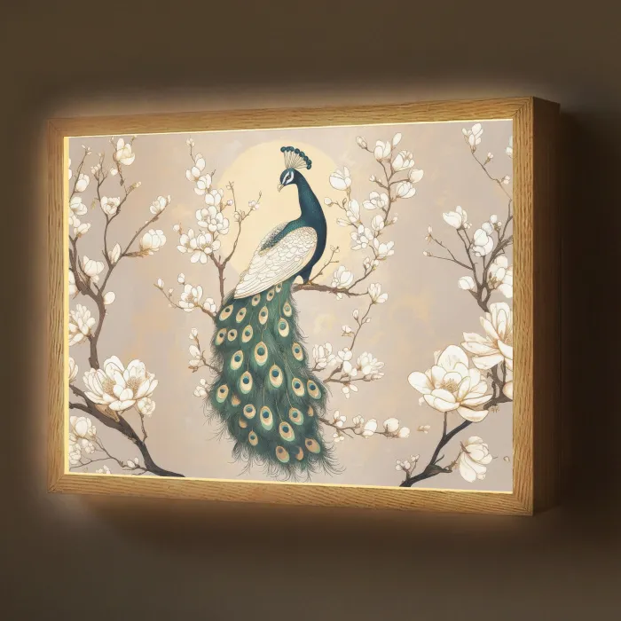 Pauw - Tak - Bloemen Light Box met batterij (Wandlamp) middel -z3d_website