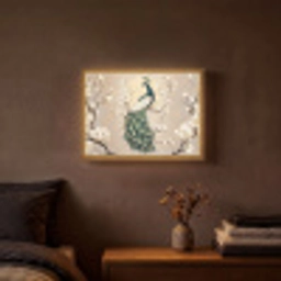 Pauw - Tak - Bloemen Light Box met batterij (Wandlamp) middel -sfeer4