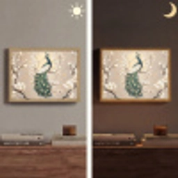 Pauw - Tak - Bloemen Light Box met batterij (Wandlamp) middel -sfeer3